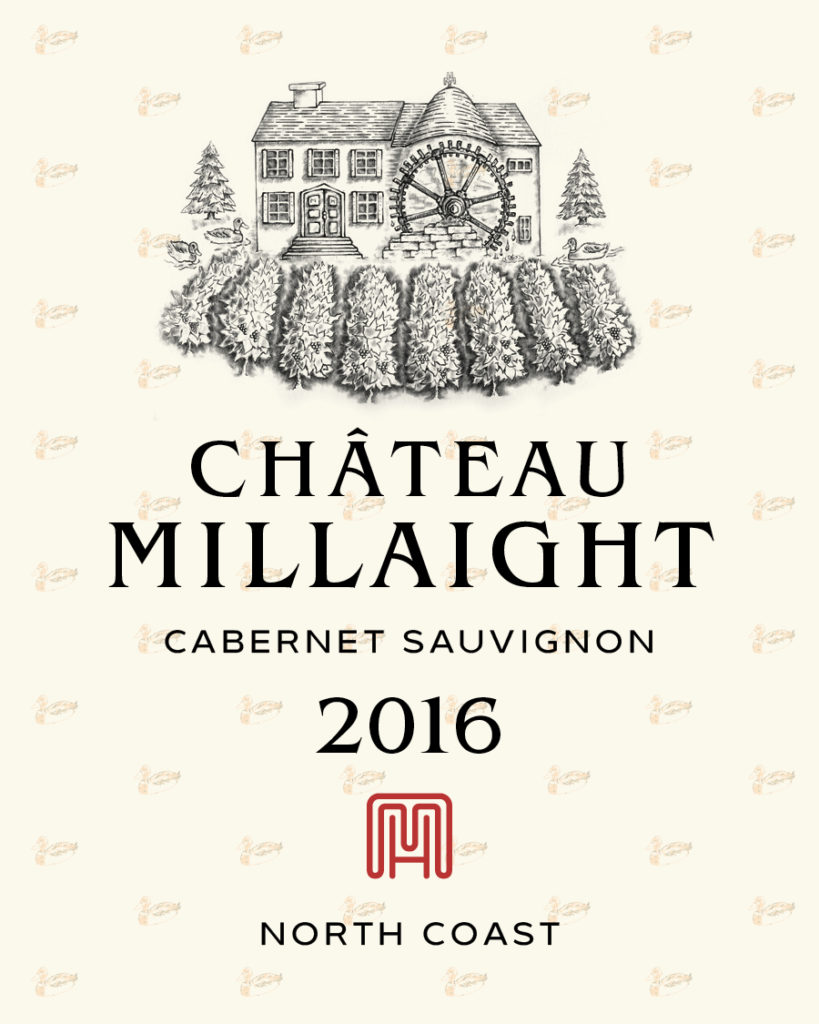 Commercial Design: Chateau Millaight 2016 Cabernet Sauvignon Front Label